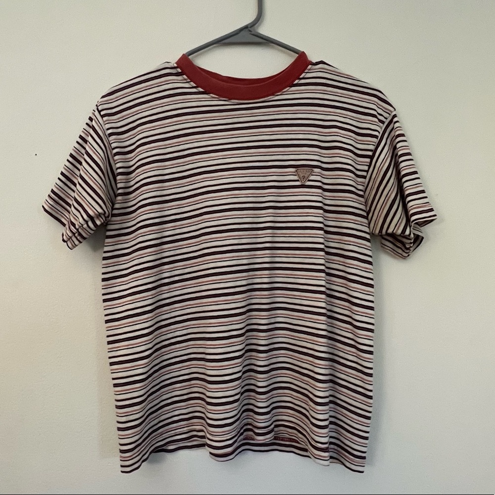 Vintage Guess Striped T Shirt
